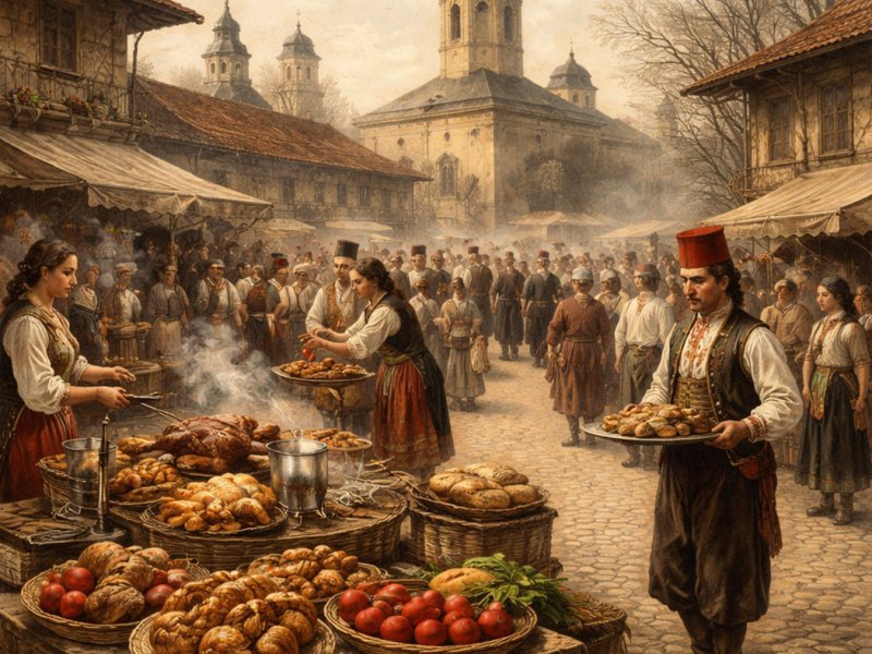 Ce mâncau bucureștenii de Paște, acum două secole
