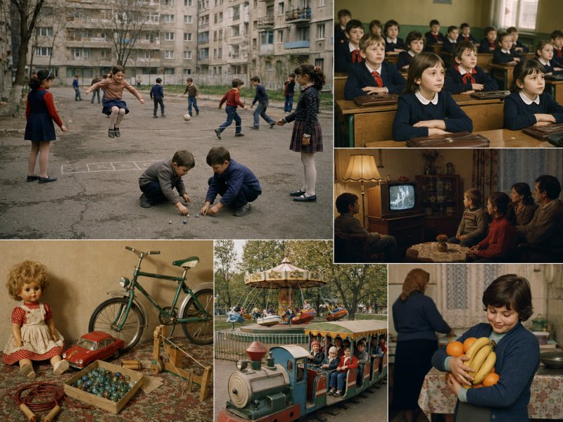 Cum arăta copilăria în comunism în București
